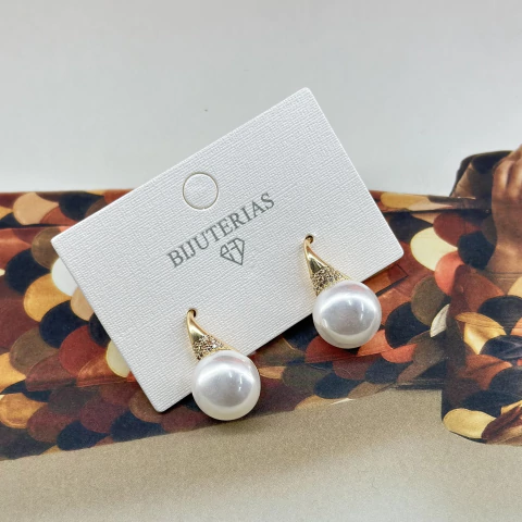 BRINCO PEROLA JBAA38545-2 (12 PARES) - comprar online