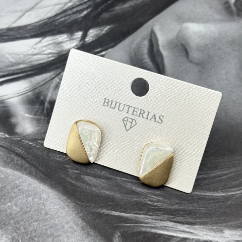 BRINCO MADREPEROLA QUADRADO FBDA01211 (12 PARES) - comprar online