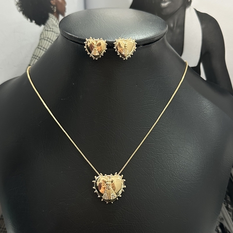 CONJUNTO CORAÇÃO NOSSA SENHORA PCA27188 (12 CONJUNTOS) - comprar online