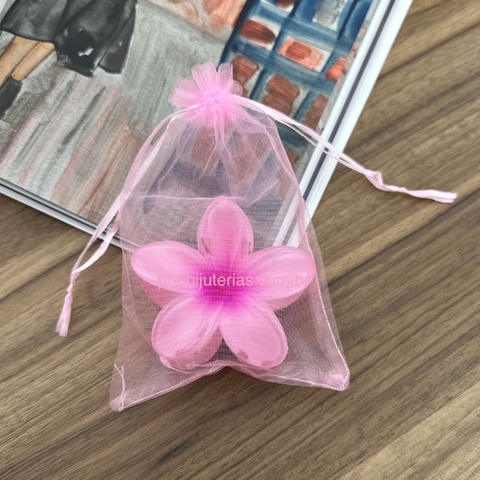 SAQUINHO DE ORGANZA ROSA LHH70022 (50 UNIDADES) - comprar online