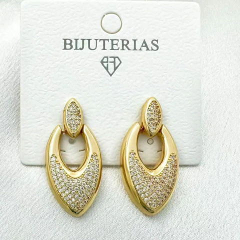 BRINCO PENDENTE MICROZIRCONIAS MBA27168 (12 PARES) - comprar online