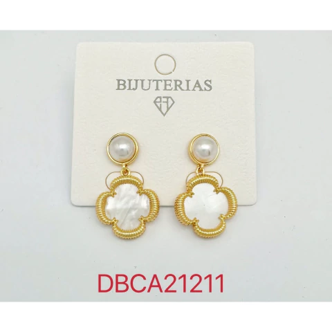 BRINCO TREVO MADREPÉROLA DBCA21211 (12 PARES) - buy online