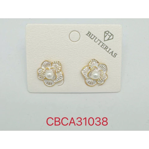 BRINCO MADREPÉROLA FLOR CBCA31038 (12 PARES) - buy online
