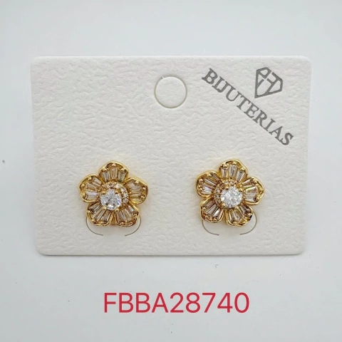 BRINCO FLOR ZIRCONIAS FBBA28740 (12 PARES) - buy online