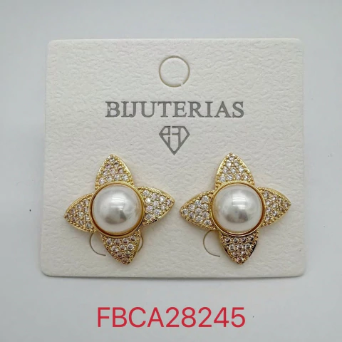 BRINCO TREVO ZIRCONIAS FBCA28245 (12 PARES) - buy online