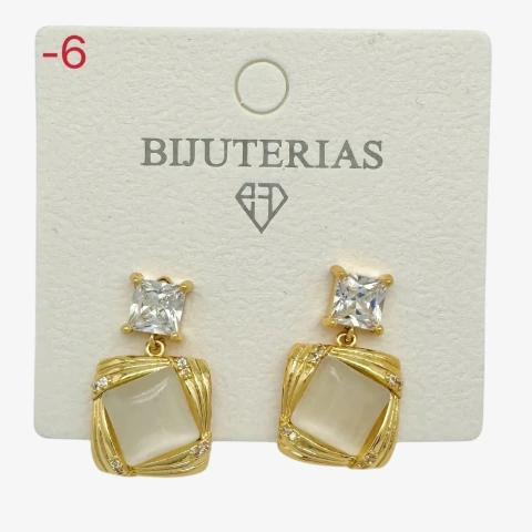 BRINCO VINTAGE OLHO DE TIGRE BBBA31239 -6 (12 PARES) - comprar online