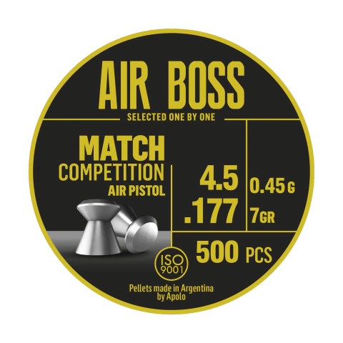 2 latas balines match air pistol 4.5 x 500