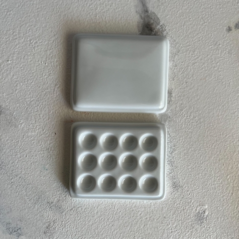 Palette de porcelana de 12 orificios