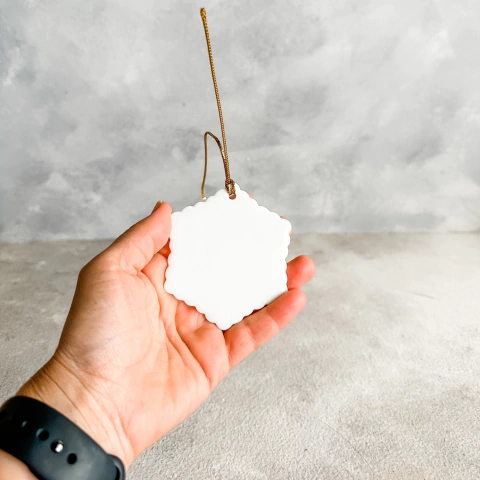 Copo de Nieve de Porcelana