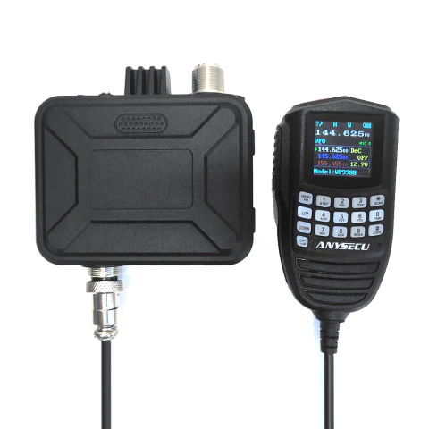 Base Movil Mini Anysecu Wp-9900 Vhf/uhf 25w Pantalla Color