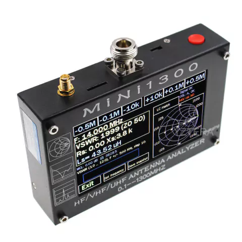 Analizador De Antena Vhf/uhf/hf Pantalla Touch mini 1300