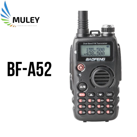 Handy Baofeng A52 Bibanda Bateria 2800 Ma +manos Libres