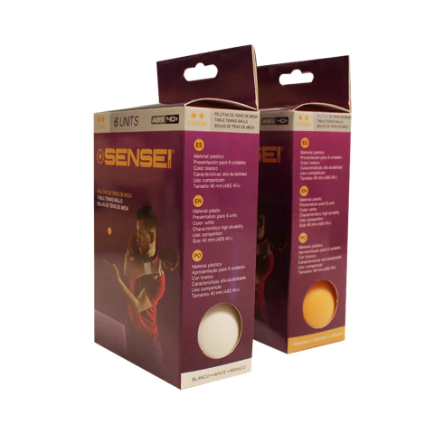 Pelotas de ping pong MARCA SENSEI - comprar online