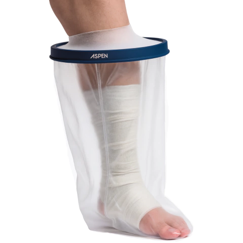 Protector impermeable - Bajo Rodilla ADULTO - Cubre Yeso Pierna
