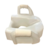 Silla Eleva Inodoro Bidet Con Apoya Brazos Acolchado y Traba Ajustable - White Salud | Tienda de Artículos de Ortopedia en Argentina