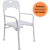 Silla de Ducha Plegable Reforzada de Aluminio Regulable
