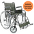 Silla de ruedas de acero resistente y Desmontable Care Equip