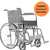 Silla de Ruedas Acero Cromado Care Quip Regulables Clasica