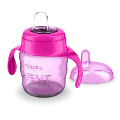 Vaso Entrenador Avent Antiderrame 200ml Con Boquilla