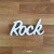 Palabra de madera (guatambú) o blanco - ROCK - tienda online