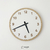 Reloj Big - enchapado blanco