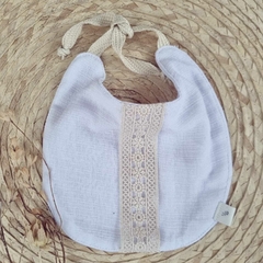 Babero Blanco Puntilla