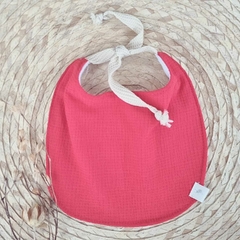 Babero Rojo Liso