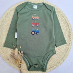 Body Autos Verde Oliva Manga Larga - comprar online