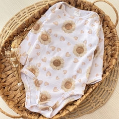 Body Girasoles Morley Manga Larga - comprar online