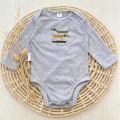 Body Salchicha Gris Manga Larga - comprar online