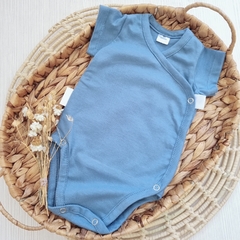 Body Kimono Azul Aero Manga Corta