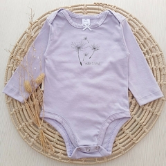 Body Make a Wish Lila con Moño Manga Larga - comprar online