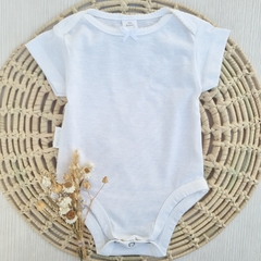 Body Off White con Moño manga Corta