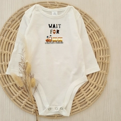 Body Tren Off White Manga Larga - comprar online