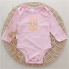 Body You Are my sun shine Rosa Chicle con Moño Manga Larga - comprar online