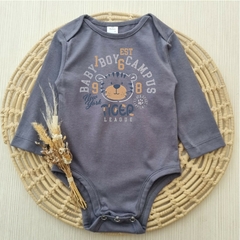 Body Tiger Gris elefante Manga Larga - comprar online