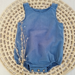 Body Tusor Musculosa Azul Aero