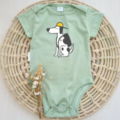 Body Dog Verde Manzana manga Corta