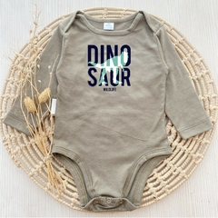 Body Dinosaur Verde Seco Manga Larga - comprar online