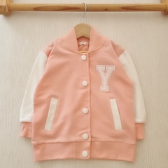 Campera Bomber Rústica Rosada - comprar online