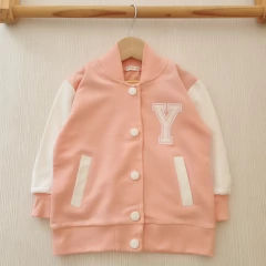 Campera Bomber Rústica Rosada - comprar online