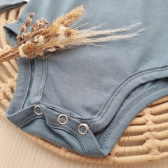 Body Azul Persia Manga Larga - YesBebes - Fabricante Ropa de Bebés