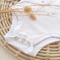 Body Corazón Blanco con Moño Manga Larga en internet