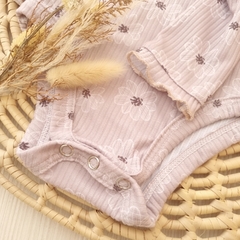 Body Rulotte Morley Flores Manga Larga - tienda online
