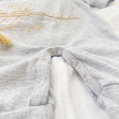 Pijama Enterito Gris - YesBebes - Fabricante Ropa de Bebés