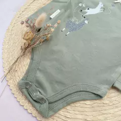 Body Llamitas Verde Seco con Moño Manga Larga en internet