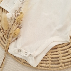 Body Off White Manga Larga - YesBebes - Fabricante Ropa de Bebés