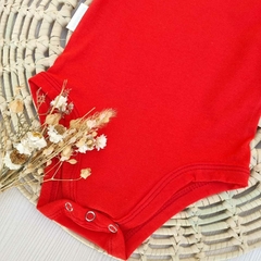 Body Rojo con Moño manga Corta en internet