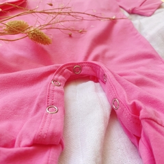 Pijama Botones Gliter Rosa Chicle - YesBebes - Fabricante Ropa de Bebés