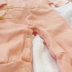 Pijama Enterito Salmón - YesBebes - Fabricante Ropa de Bebés